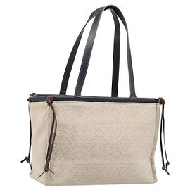 Sac Cabas Cushion LOEWE Canvas Beige Auth 203445V Beige