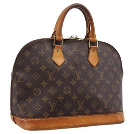 LOUIS VUITTON Monogram Alma Hand Bag M51130 LV Auth 201450 Monogram
