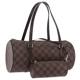 LOUIS VUITTON Damier Ebene Papillon 30 Hand Bag N51303 LV Auth ka6057V Damier ebene