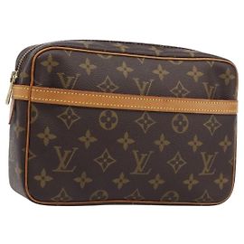 LOUIS VUITTON Monogram Compiegne 23 Clutch Bag M51847 LV Auth BA15497A Monogram
