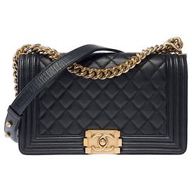 Borsa CHANEL Boy in Pelle Nera - 103928 Nero
