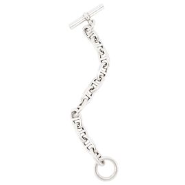HERMÈS - Pulsera Chaîne d‘Ancre modelo muy grande Hermès en plata Plata