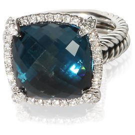 Anello Chatelaine David Yurman in argento sterling, topazio e diamante Altro