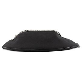 Céline CELINE - Borsa a tracolla Messenger Celine in tela jacquard triomphe e pelle liscia nera Nero