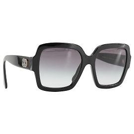 CHANEL - Chanel Sonnenbrille aus schwarzem Acetat Schwarz