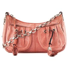 GIVENCHY - Bolso de hombro Givenchy de piel plisada rosa Rosa