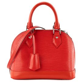 LOUIS VUITTON - Borsa a tracolla Louis Vuitton Alma BB in pelle epi rossa Rosso