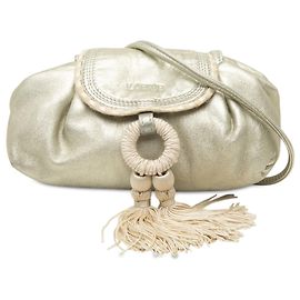 Borsa a tracolla Mini Metallic Nappa Tassel LOEWE Gold D'oro