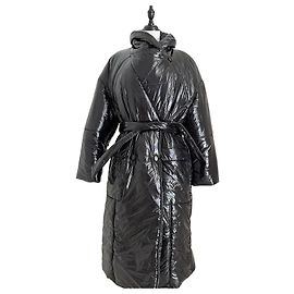 Patrizia Pepe Casaco Acolchoado Preto Brilhante Preto