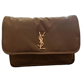 Autre Marque Saint Laurent Niki Messenger Nylon Marron