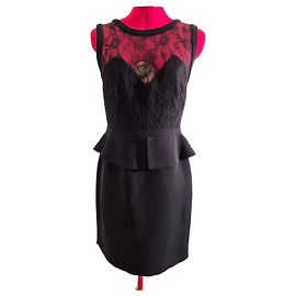 Sandro schwarzes Kleid T2 neu Schwarz