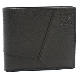 Loewe Bifold Coin Wallet - Men's Black Black