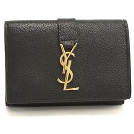 Autre Marque SAINT LAURENT Origami Tiny Wallet Nero