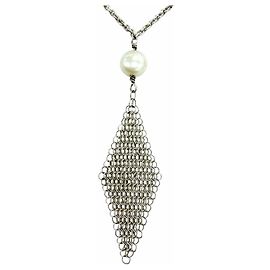 Autre Marque Tiffany & Co. Elsa Peretti Mesh Tassel Pendant Necklace Other