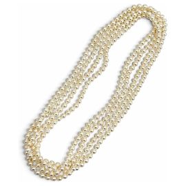 Autre Marque Collana lunga in perle d'acqua dolce Tiffany Ziegfeld Collection Argento Bianco