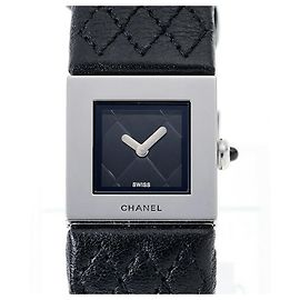 Chanel Matelassé H0116 Black Quartz Uhr Andere