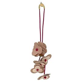 Amuleto de bolso Loewe de piel rosa Rosa