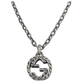 GUCCI Interlocking G Arabesque AG925 Gliederkette Silber