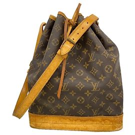 Louis Vuitton Monogram Noe Shoulder Bag Brown