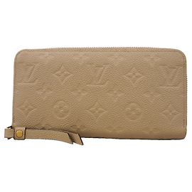 Louis Vuitton Monogram Empreinte Zippy Wallet Grau