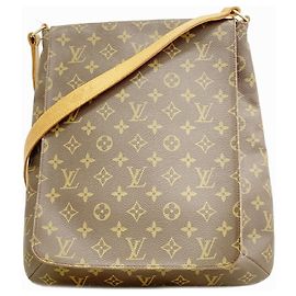 Bolsa de Ombro Louis Vuitton Monogram Musette Marrom