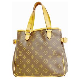 Louis Vuitton Monogram Batignolles Tote Bag Braun