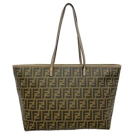 Borsa Tote Fendi Zucca Marrone PVC Marrone