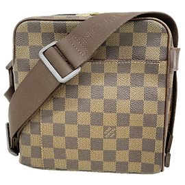 Borsa a tracolla Louis Vuitton Damier Olaf PM N41442 Ebene Damier ebene