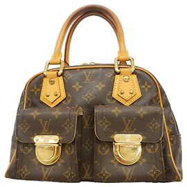 Bolso Louis Vuitton Monogram Manhattan PM Castaño
