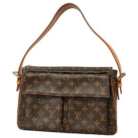 Bolsa de Ombro Louis Vuitton Monogram Vivacite GM Marrom