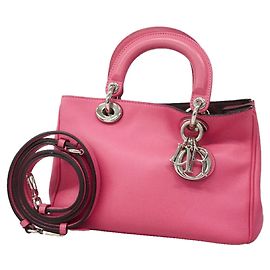 Christian Dior Diorissimo Lederhandtasche Pink