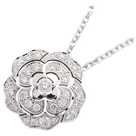 Colar Chanel Camélia em ouro branco 18K com diamante Outro
