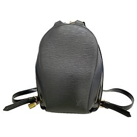 Mochila Louis Vuitton Epi Mabillon en Noir Negro