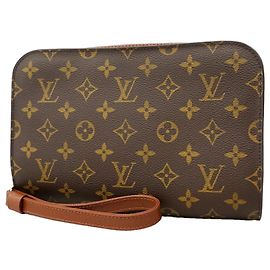 Sac pochette Louis Vuitton Monogram Orsay M51790 Brown Men's Marron