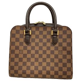 Sac à main Louis Vuitton Damier Triana Damier ebène