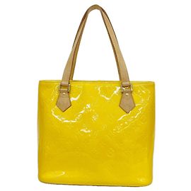 Louis Vuitton Vernis Houston Tote Bag Yellow