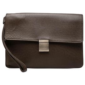 Louis Vuitton Brown Taiga Selenga Marrom Castanho escuro