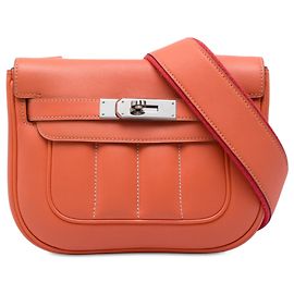 Hermès Orange Mini Swift Berline Crossbody Orange