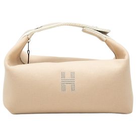 Hermès Beige Small Toile Bride A Brac Case Beige