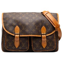 Louis Vuitton Brown Monogram Sac Gibeciere MM Brown