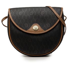 Autre Marque Dior Black Honeycomb Coated Canvas Crossbody Other