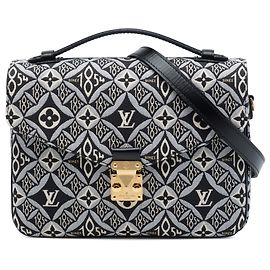 Louis Vuitton Black Monogram Jacquard Since 1854 Pochette Metis Negro