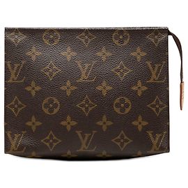 Necessaire Louis Vuitton Brown Monogram 19 Marrone