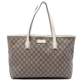 Gucci Beige Medium GG Supreme Tote Beige