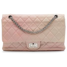 Chanel Pink Quilted Lambskin Reissue 2.55 Double Flap 227 Rose