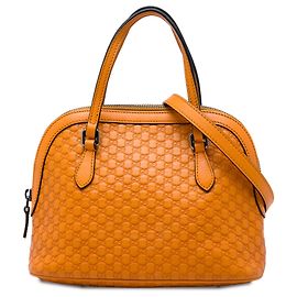 Bolsa Dome Mini Microguccissima Gucci Orange Laranja