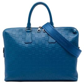 Louis Vuitton Blue Damier Infini Porte Documents Jour Blue