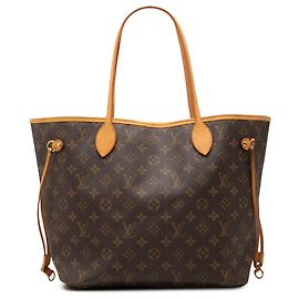 Louis Vuitton Brown Monogram Neverfull MM Marron