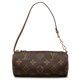 Louis Vuitton Pochette Papillon Monogram Castanho Marrom