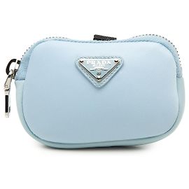Pochette Crossbody Mini Tessuto Bleue Prada Bleu Bleu clair